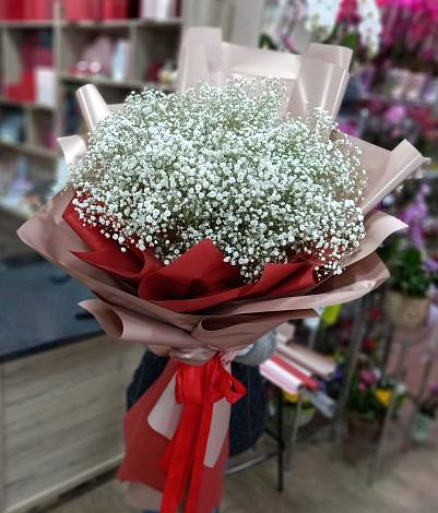 Букет цветов из: Гипсофила в Емецк