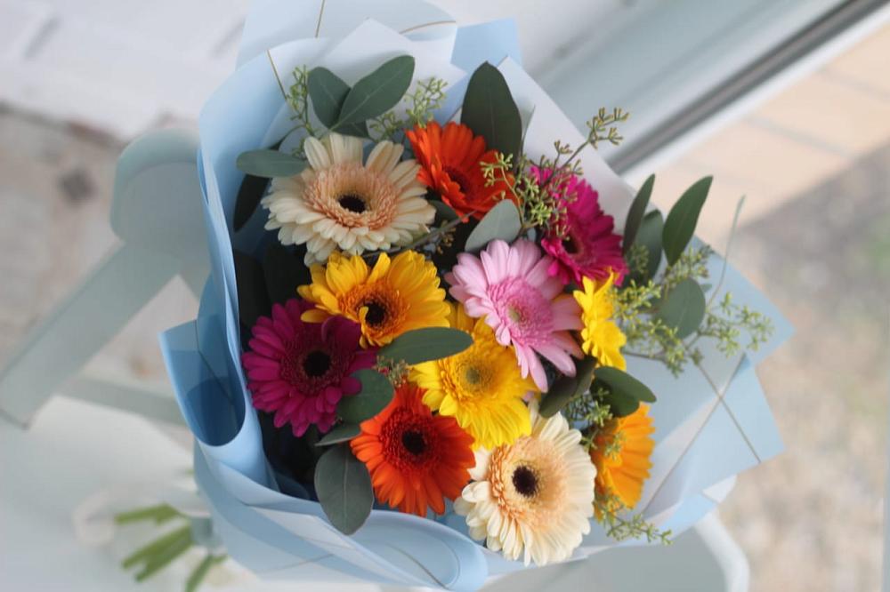 Букет цветов из: Герберы в Емецк