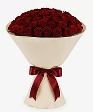 Букет 101 Бордовая роза Блэк Бакарра в Емецк
