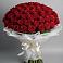 Букет 101 Красная роза Блэк Мэджик в Емецк