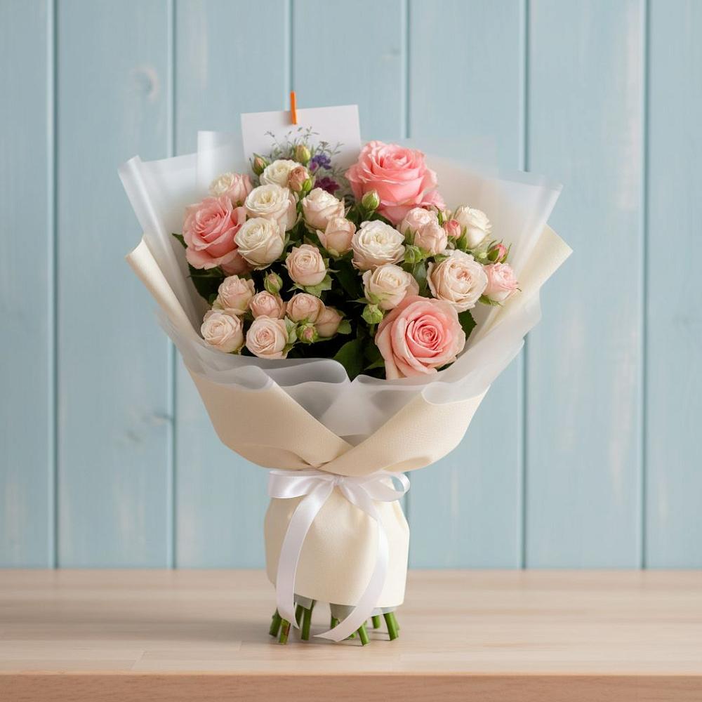 Букет цветов из: Розы в Емецк