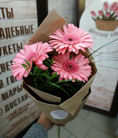 Букет цветов из: Герберы в Емецк
