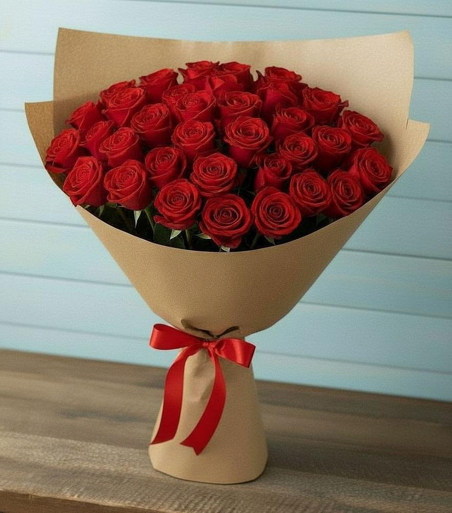 Букет Красные розы Милано в Емецк