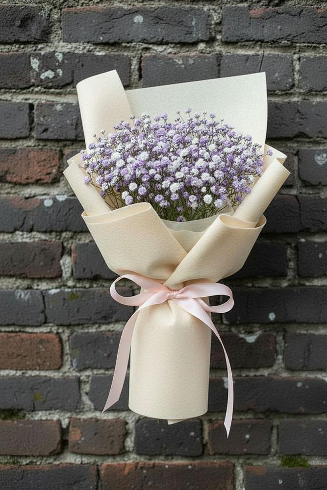 Букет цветов из: Гипсофила в Емецк