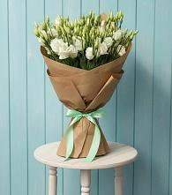 Букет цветов из:  Лизиантусы в Емецк