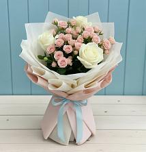 Букет цветов из:  Розы в Емецк