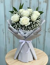 Букет цветов из:  Розы в Емецк