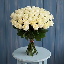 Букет 51 Белая роза Эдлесс Лав #REPLACE_PRED# Емецк