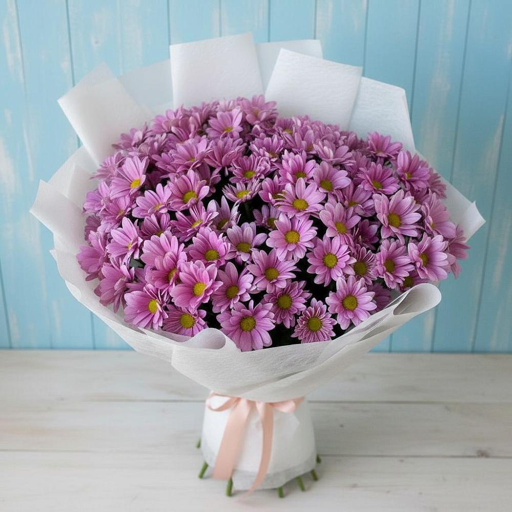 Букет цветов из: Хризантемы в Емецк