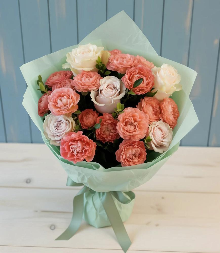 Букет цветов из: Розы в Емецк