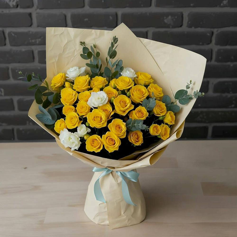 Букет цветов из: Розы в Емецк