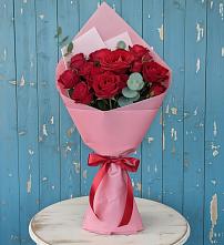 Букет цветов из:  Розы в Емецк