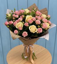 Букет цветов из:  Розы в Емецк
