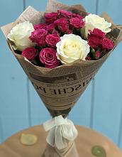 Букет цветов из:  Розы в Емецк