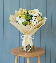 Букет цветов из:  Хризантемы и Розы #REPLACE_PRED# Емецк