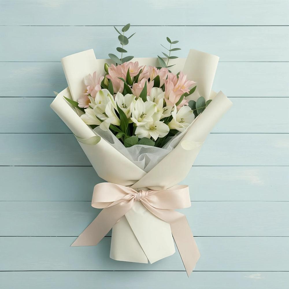 Букет цветов из: Альстромерии в Емецк