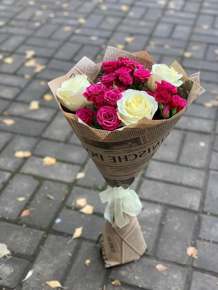 Букет цветов из: Розы в Емецк