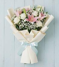 Букет цветов из:  Лилии в Емецк
