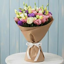 Букет цветов из:  Лизиантусы в Емецк