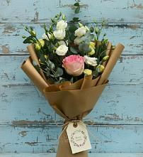 Букет цветов из:  Розы и Лизиантусы #REPLACE_PRED# Емецк