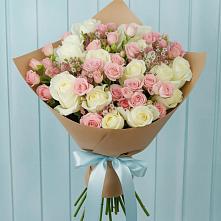 Букет цветов из:  Розы в Емецк